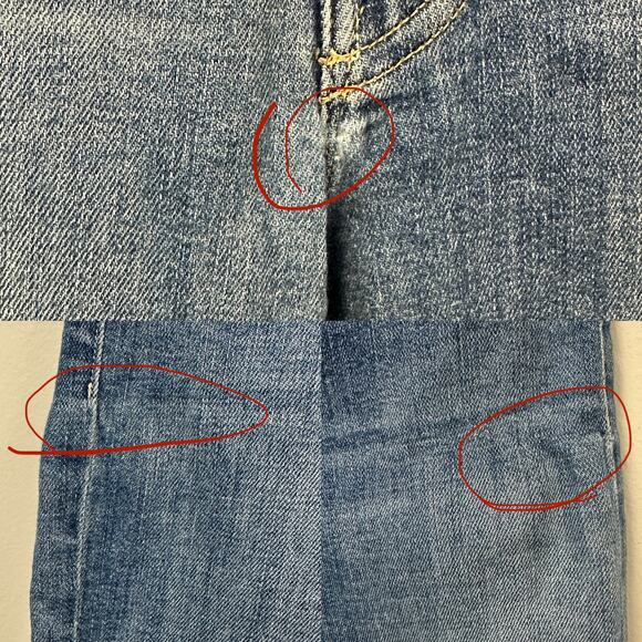 Mother Laced Hustler Ankle Jeans One Smart Cookie Wash‎ Boho Coastal Cowgirl 26 - Picture 9 of 11